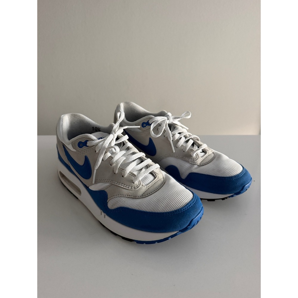 Nike Air Max 1 86 OG Big Bubble Mens 10.5 Royal Blue DO9844-101 Sneaker
